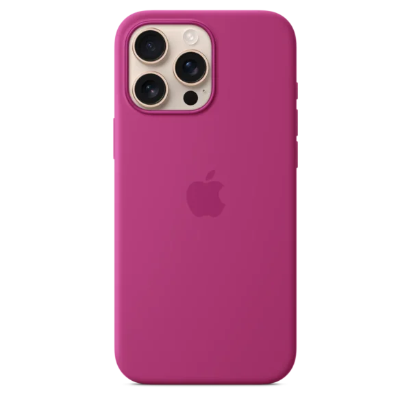 ⁦بوشيط سيليكون ايفون 16 برو ماكس - iPhone 16 Pro Max Silicone Case with MagSafe⁩ - الصورة ⁦3⁩
